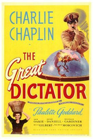 The Great Dictator Movie Poster Print