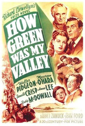 How Green Was My Valley Movie Poster Print