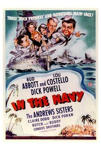 In The Navy Movie Poster Print