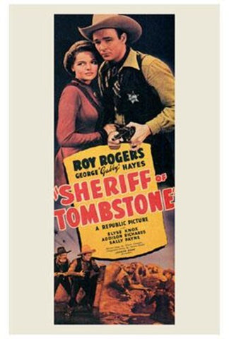 Sheriff Of Tombstone Movie Poster Print