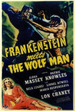 Frankenstein Meets The Wolf Man Movie Poster Print