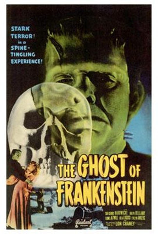 The Ghost Of Frankenstein Movie Poster Print