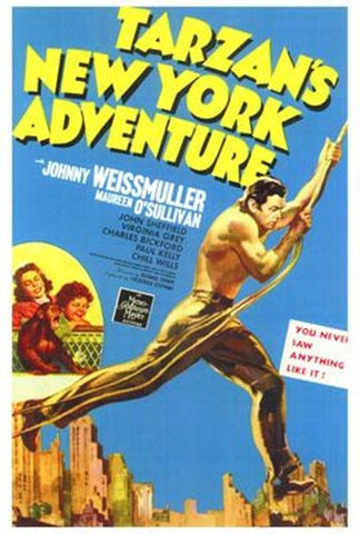 Tarzan's New York Adventure Movie Poster Print