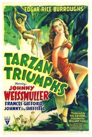 Tarzan Triumphs Movie Poster Print
