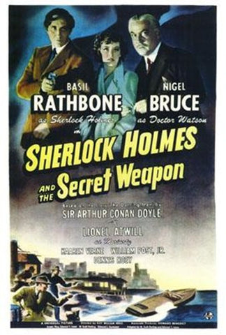 Sherlock Holmes And The Secret Weapon Movie Poster Print