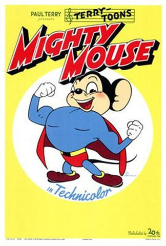 Mighty Mouse Movie Poster Print