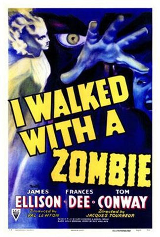 I Walked With a Zombie Movie Poster Print