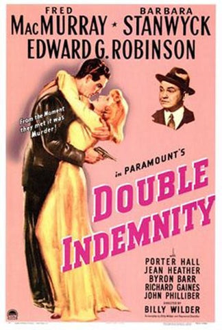 Double Indemnity Movie Poster Print