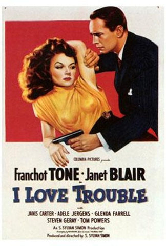 I Love Trouble Movie Poster Print