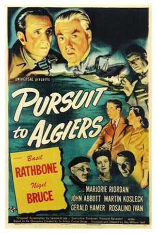 Pursuit To Algiers Movie Poster Print