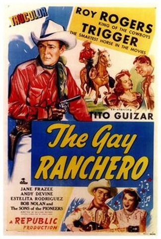 The Gay Ranchero Movie Poster Print