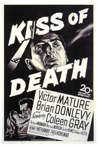The Kiss Of Death Movie Poster Print