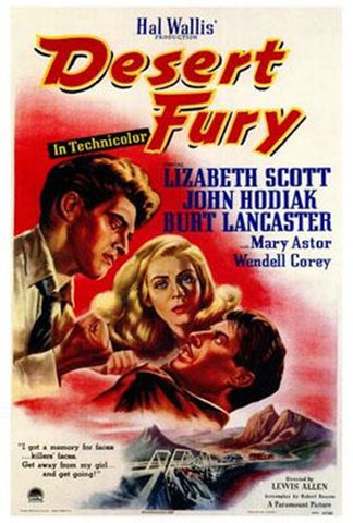 Desert Fury Movie Poster Print
