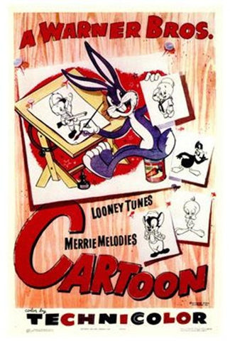 A Warner Brothers Cartoon Movie Poster Print
