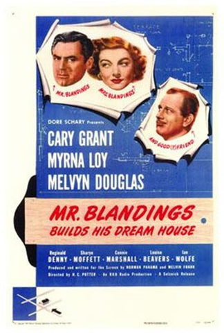 Mr Blandings Builds His Dream House Movie Poster Print