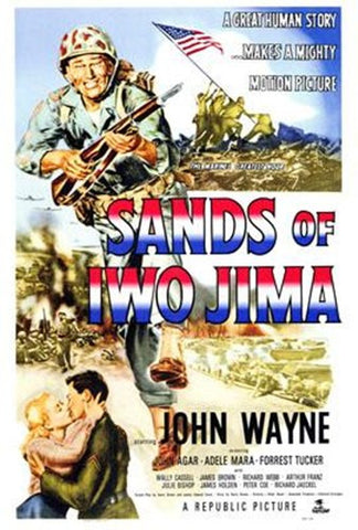 Sands Of Iwo Jima Movie Poster Print