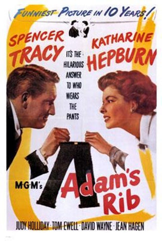 Adam's Rib Movie Poster Print