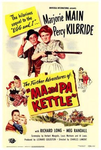 Ma Pa Kettle Movie Poster Print