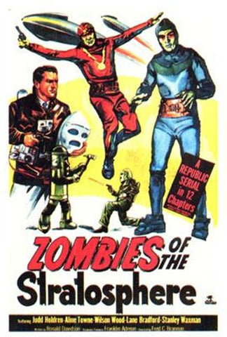 Zombies Of The Stratosphere Movie Poster Print