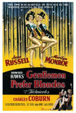 Gentlemen Prefer Blondes Movie Poster Print