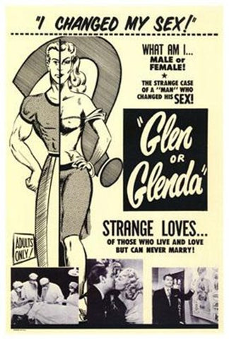 Glen Or Glenda Movie Poster Print