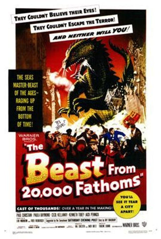 The Beast From 20 000 Fathoms Movie Poster Print