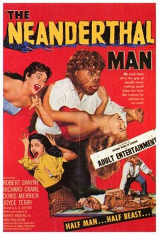 Neanderthal Man Movie Poster Print