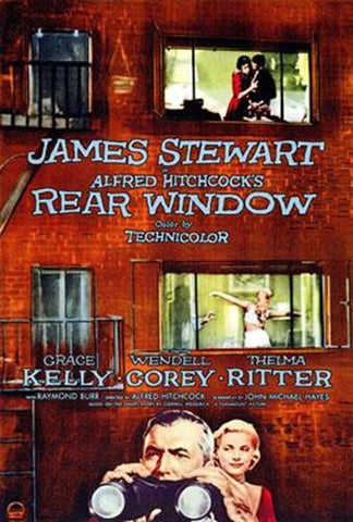 Rear Window Movie Poster Print