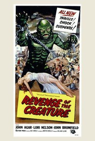 Revenge Of The Creature Movie Poster Print