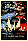 Earth Vs The Flying Saucers Movie Poster Print
