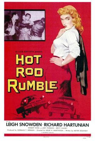 Hot Rod Rumble Movie Poster Print