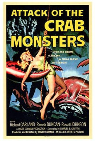 Attack Of The Crab Monsters Movie Poster Print