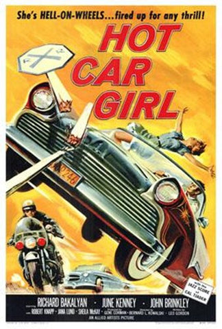 Hot Car Girl Movie Poster Print