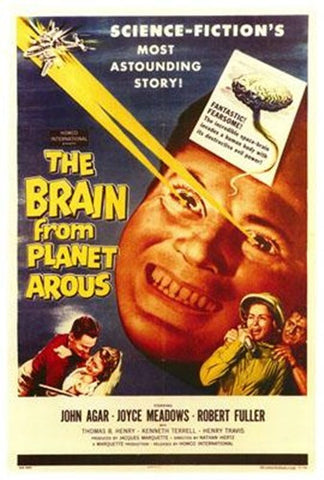 The Brain From Planet Arous Movie Poster Print
