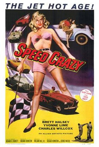 Speed Crazy Movie Poster Print