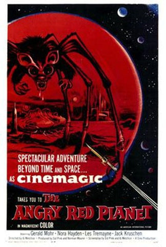 The Angry Red Planet Movie Poster Print