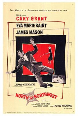 North By Northwest Movie Poster Print