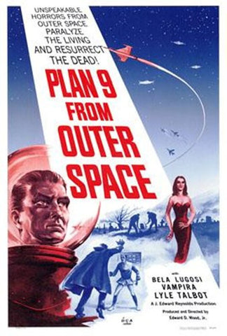 Plan 9 From Outer Space Movie Poster Print