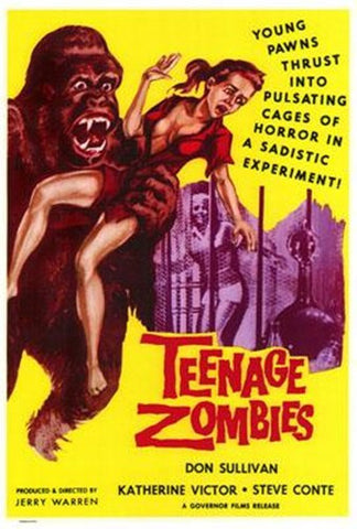 Teenage Zombies Movie Poster Print