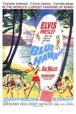 Blue Hawaii Movie Poster Print