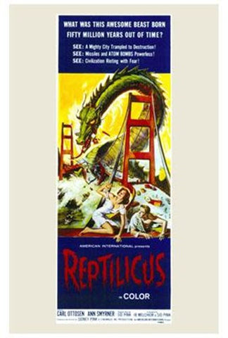 Reptilicus Movie Poster Print