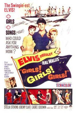 Girls! Girls! Girls! Movie Poster Print