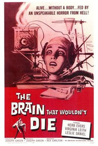 The Brain That Wouldn't Die Movie Poster Print