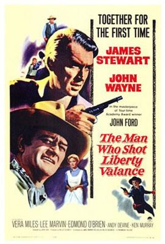 The Man Who Shot Liberty Valance Movie Poster Print