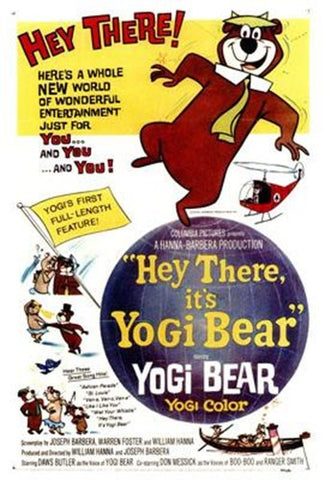 Hey There It's Yogi Bear Movie Poster Print