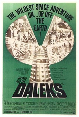 Dr Who And The Daleks Movie Poster Print