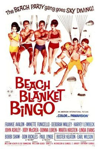 Beach Blanket Bingo Movie Poster Print