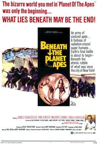 Beneath The Planet Of Apes Movie Poster Print