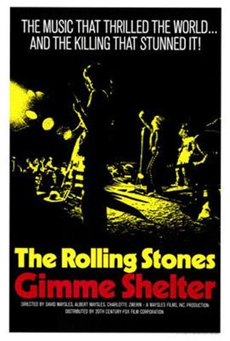 Gimme Shelter - Rolling Stones Movie Poster Print