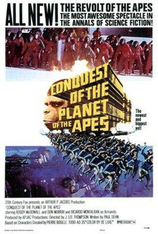 Conquest Of The Planet Of The Apes Movie Poster Print